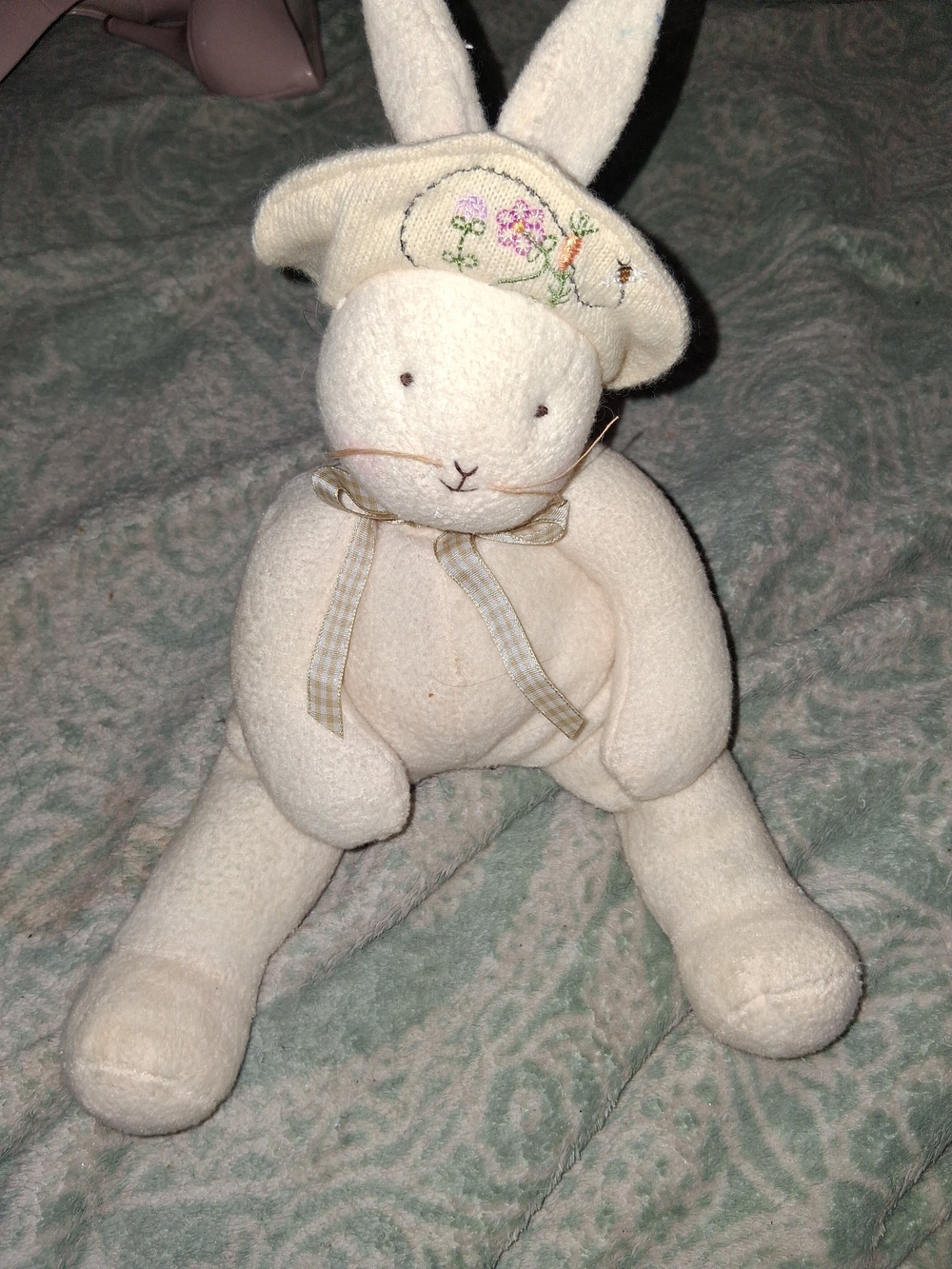 Hallmark Cream Plush Bunny from Bunnies by the Bay